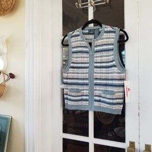 Vintage Liz Wear - Striped + Sparkle Vest